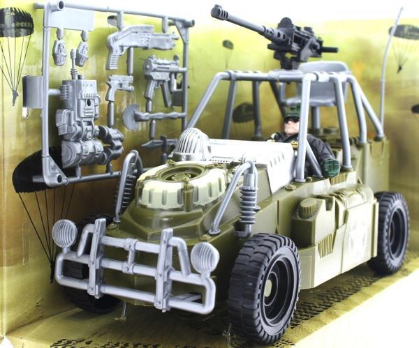 Combat Force Figür ve Askeri Buggy Kız Erkek Çocuk Oyuncak Eğitici Oyuncaklar - Image 1