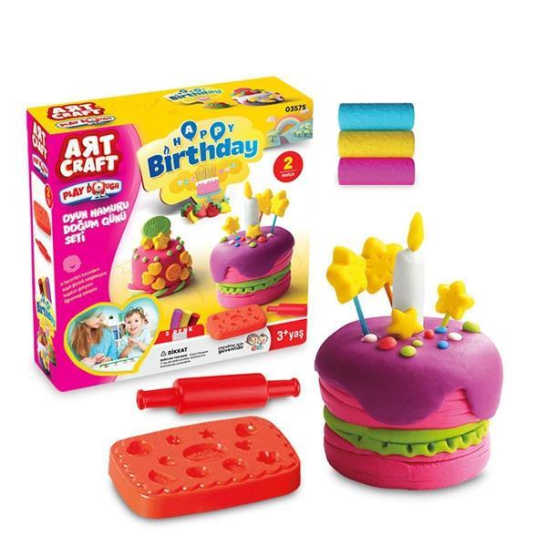 03575 Dede, Doğum Günü Oyun Hamuru 150 gr Kız Erkek Çocuk Oyuncak Eğitici Oyuncaklar - Image 1