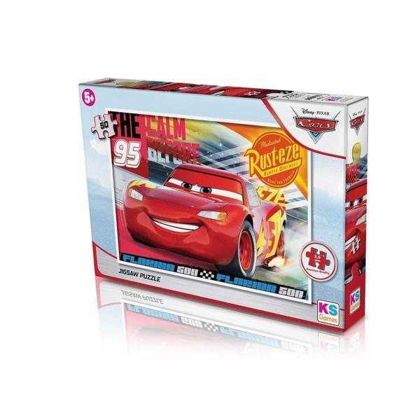 CR709 KS, Cars 50 Parça Çocuk Puzzle Kız Erkek Çocuk Oyuncak Eğitici Oyuncaklar - Image 1