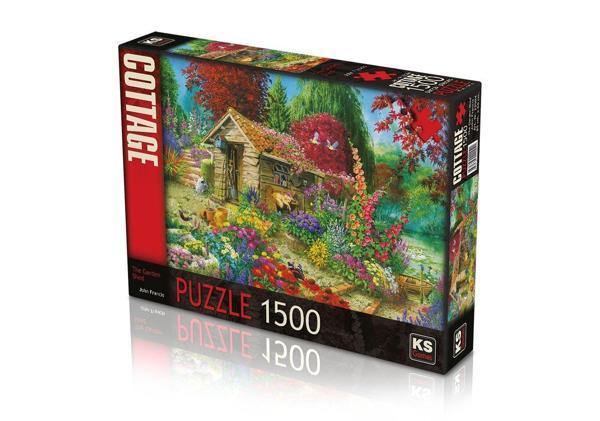 KS Puzzle 1500 Parça The Garden Shed Kız Erkek Çocuk Oyuncak Eğitici Oyuncaklar - Image 1