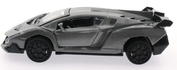 Çek Bırak Gri Metal Spor Araba Sl6607B Kız Erkek Çocuk Oyuncak Eğitici Oyuncaklar - Image 1