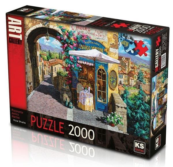 KS Puzzle 2000 Parça Ristorante Antico Martini Kız Erkek Çocuk Oyuncak Eğitici Oyuncaklar - Image 1