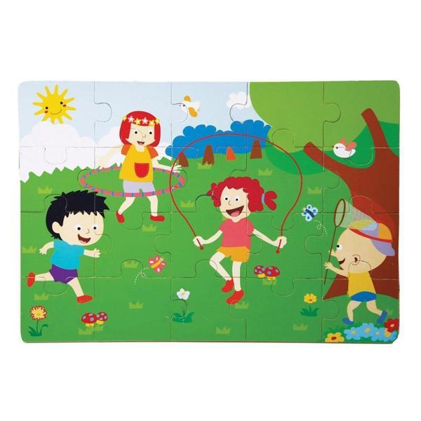 1276-CS Chiva, İlkbahar Ahşap Yer Puzzle Kız Erkek Çocuk Oyuncak Eğitici Oyuncaklar - Image 1