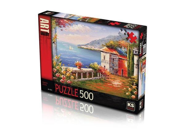 KS Puzzle 500 Parça Garden Sea Kız Erkek Çocuk Oyuncak Eğitici Oyuncaklar - Image 1