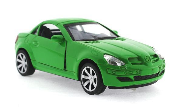 Çek Bırak Mercedes Benzeri Yeşil Metal Araba Kız Erkek Çocuk Oyuncak Eğitici Oyuncaklar - Image 1