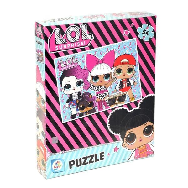 LOL7585 Laço Kids L.O.L. 54 Parça Puzzle Kız Erkek Çocuk Oyuncak Eğitici Oyuncaklar - Image 1
