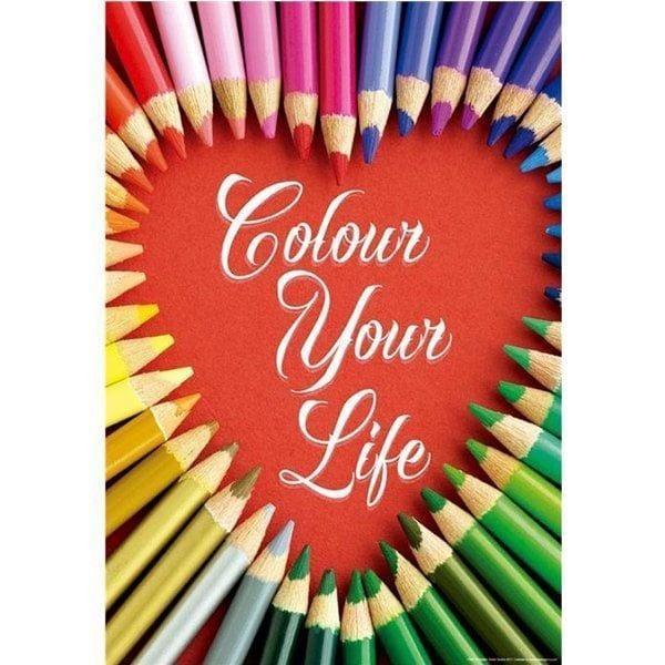 17081/EDU COLOUR YOUR LIFE /Educa 500 parça puzzle Kız Erkek Çocuk Oyuncak Eğitici Oyuncaklar - Image 1