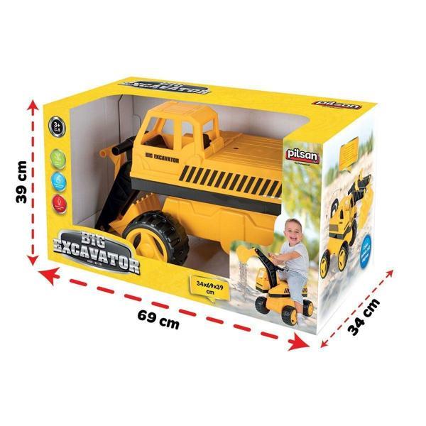 06 207 Big Excavator Kız Erkek Çocuk Oyuncak Eğitici Oyuncaklar - Image 1