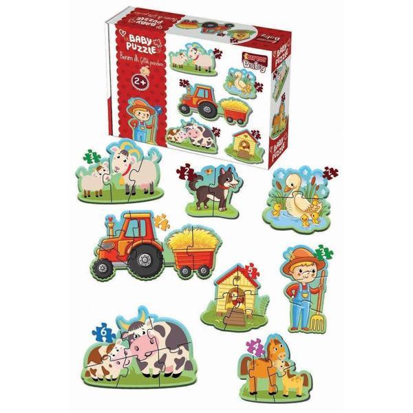 1734 Dıytoy, Baby Puzzle- İlk Çiftlik Puzzle Kız Erkek Çocuk Oyuncak Eğitici Oyuncaklar - Image 1