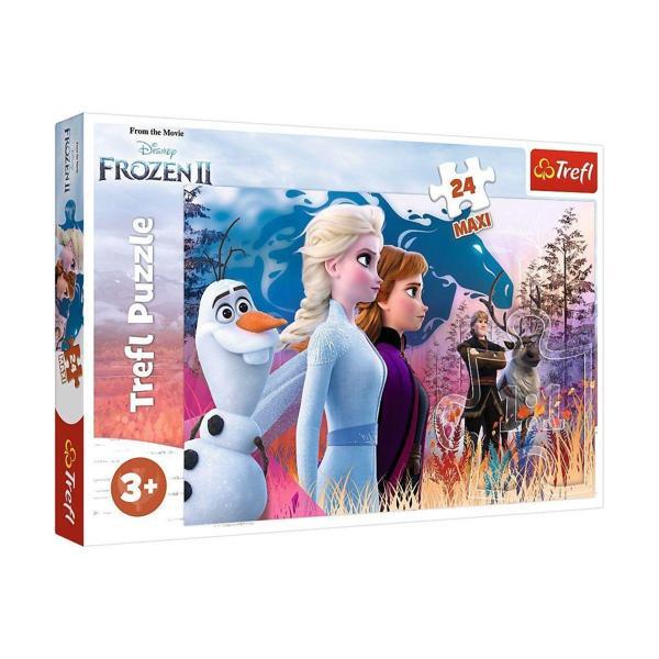 PUZZLE-14298 Frozen II 24 Parça Maxi Çocuk Puzzle Kız Erkek Çocuk Oyuncak Eğitici Oyuncaklar - Image 1