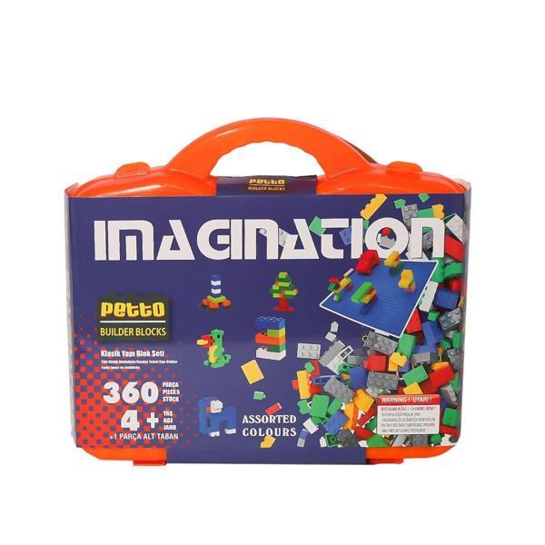 PBB480-1 Çantalı Petto Blok Seti 480 Parça-Gepettoys Kız Erkek Çocuk Oyuncak Eğitici Oyuncaklar - Image 1