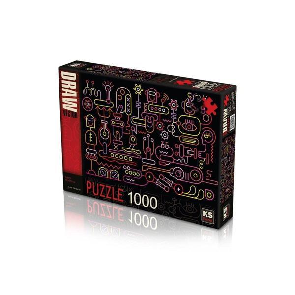 20518 PUZZLE 1000 ROBOT WORKSHOP Kız Erkek Çocuk Oyuncak Eğitici Oyuncaklar - Image 1