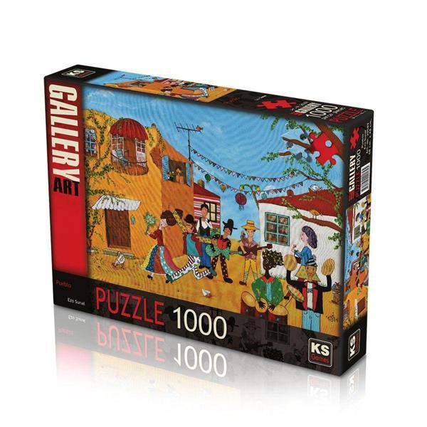 20589 PUEBLO 1000 PARÇA PUZZLE Kız Erkek Çocuk Oyuncak Eğitici Oyuncaklar - Image 1