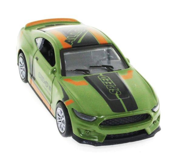 Die Cast Çek Bırak Metal Yeşil Yarış Arabası Kız Erkek Çocuk Oyuncak Eğitici Oyuncaklar - Image 1