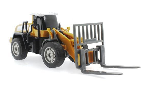 Sürtmeli Model İş Makinası Forklift Kız Erkek Çocuk Oyuncak Eğitici Oyuncaklar - Image 1