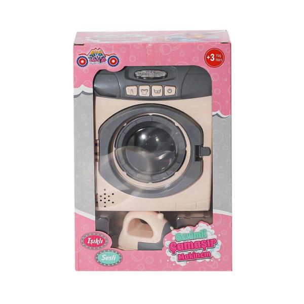 40302 Sesli ve Işıklı Çamaşır Makinesi Kız Erkek Çocuk Oyuncak Eğitici Oyuncaklar - Image 1
