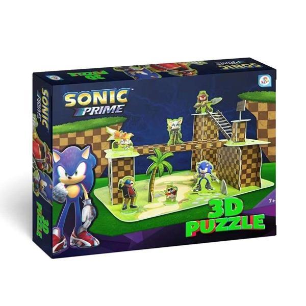 SO7947 Sonic 3D Puzzle -Laçokids Kız Erkek Çocuk Oyuncak Eğitici Oyuncaklar - Image 1