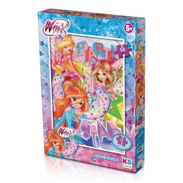 WINX 709 Puzzle 100/WINX PUZZLE 50 PARÇA Kız Erkek Çocuk Oyuncak Eğitici Oyuncaklar - Image 1