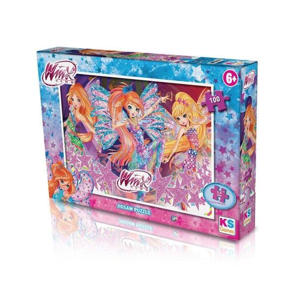 WINX714 KS Winx / 100 Parça Puzzle Kız Erkek Çocuk Oyuncak Eğitici Oyuncaklar - Image 1