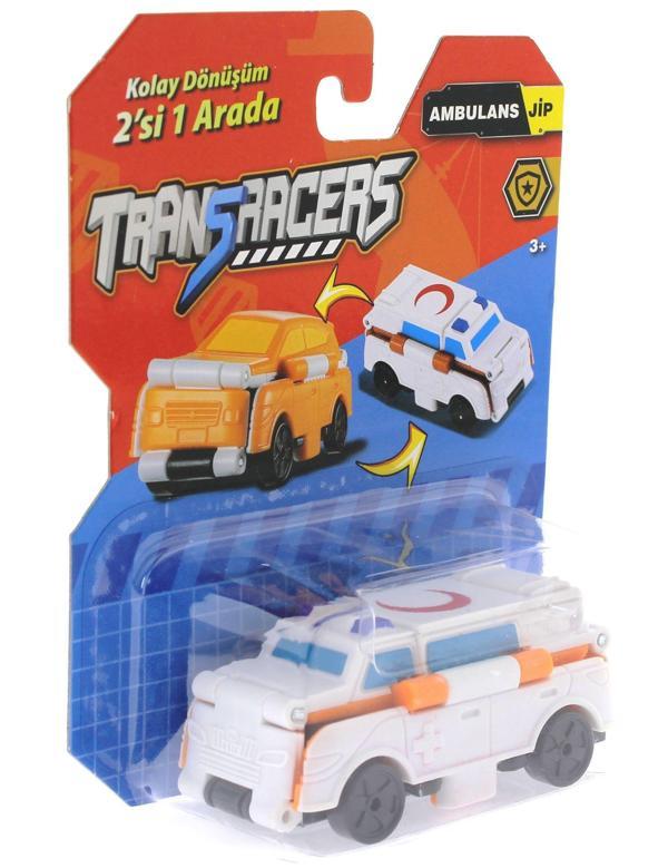 Transracers Dönüşen Arabalar Ambulans / Jip Kız Erkek Çocuk Oyuncak Eğitici Oyuncaklar - Image 1