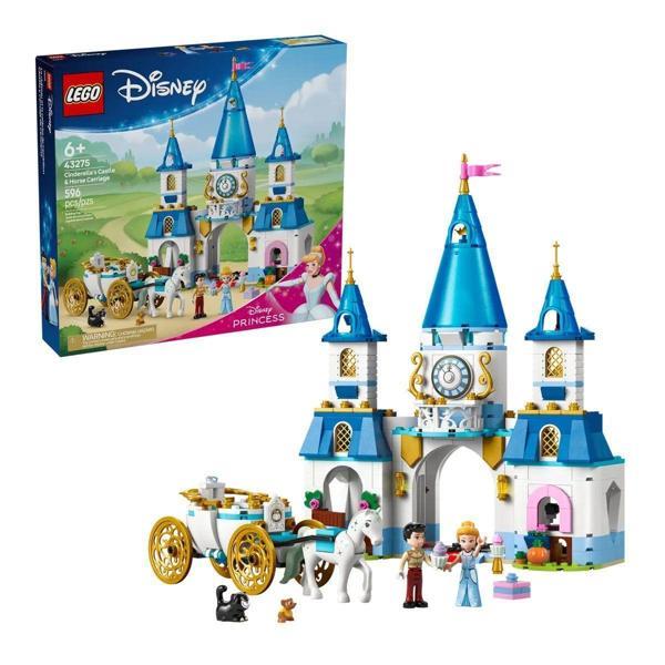 43275 Lego Disney Prensesi Sindirella\'nın Şatosu ve At Taşıyıcı 596 parça +6 yaş Kız Erkek Çocuk Oy - Image 1