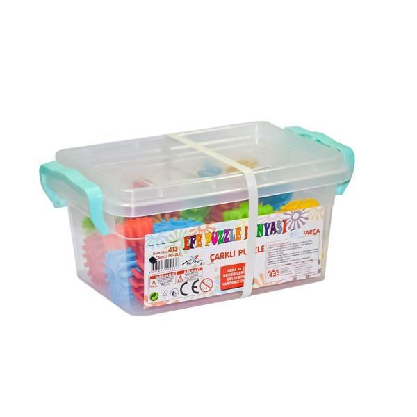 413 Çarklı Puzzle 35 Parça -Efetoys Kız Erkek Çocuk Oyuncak Eğitici Oyuncaklar - Image 1