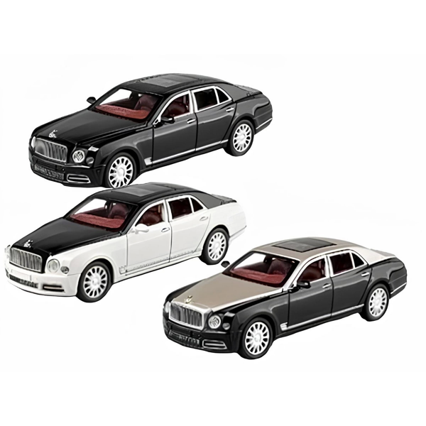 Sesli Işıklı Metal Bently Araba Kız Erkek Çocuk Oyuncak Eğitici Oyuncaklar - Image 1