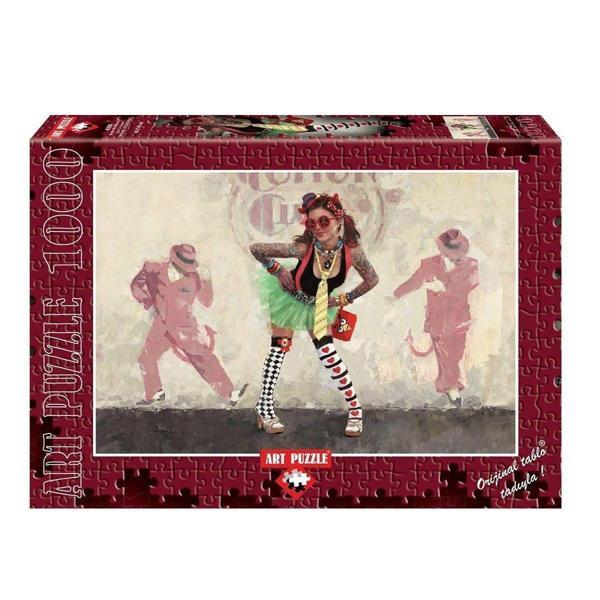4355 ART puzzle 1000 parça/ŞEYTAN MI MELEK Mİ Kız Erkek Çocuk Oyuncak Eğitici Oyuncaklar - Image 1