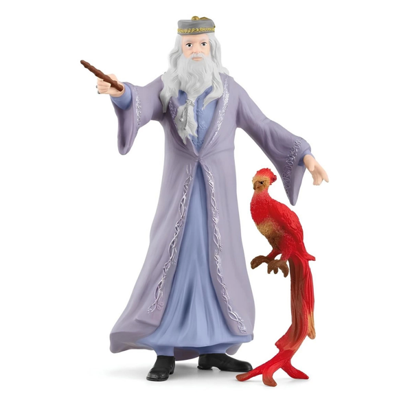 Schleich Albus Dumbledore Fawkes 42637 Kız Erkek Çocuk Oyuncak Eğitici Oyuncaklar - Image 1