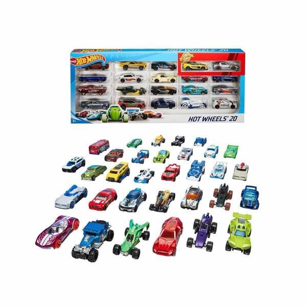 H7045 Hot Wheels 20'li Araba Seti-Karışık Asorti Kız Erkek Çocuk Oyuncak Eğitici Oyuncaklar - Image 1