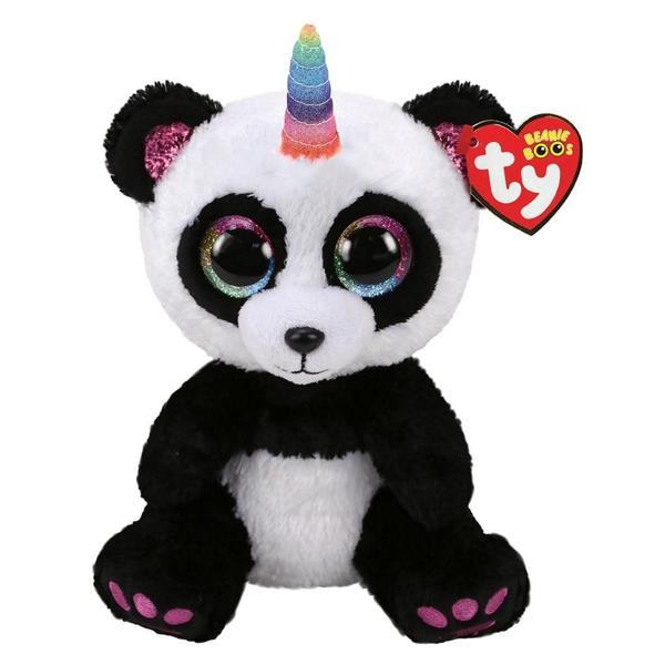 Ty Beanie Boos Peluş Unicorn Panda Paris 21cm Kız Erkek Çocuk Oyuncak Eğitici Oyuncaklar - Image 1