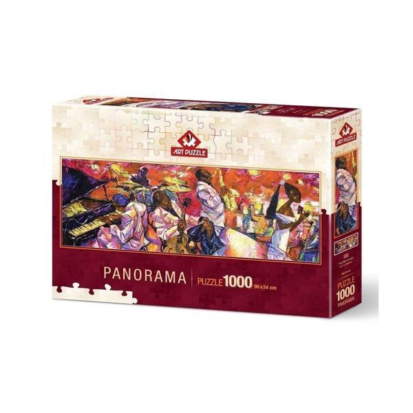 5352 Art Puzzle, Jazzın Renkleri 1000 Parça Puzzle Kız Erkek Çocuk Oyuncak Eğitici Oyuncaklar - Image 1