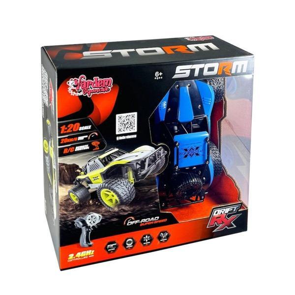 SYR-66764MA Kumandalı 2.4Ghz Şarjlı 1:20 Storm Drift Araba Kız Erkek Çocuk Oyuncak Eğitici Oyuncakla - Image 1