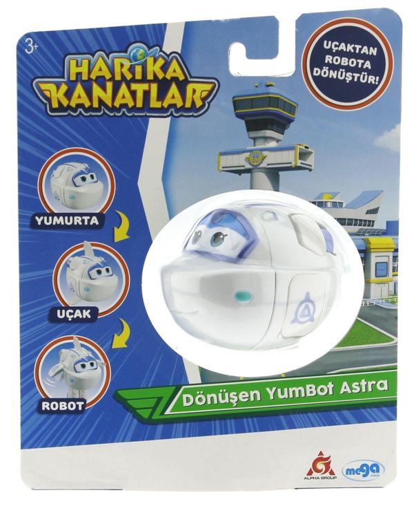 Harika Kanatlar Dönüşen Tekli Figür YumBot Astra Kız Erkek Çocuk Oyuncak Eğitici Oyuncaklar - Image 1