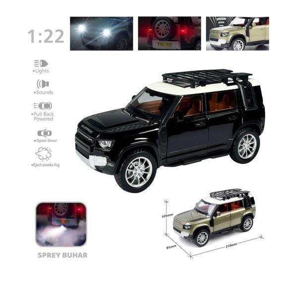 HCL-510A Çek Bırak 1:22 Sesli Ve Işıklı Buharlı DF Metal Jeep Kız Erkek Çocuk Oyuncak Eğitici Oyunca - Image 1