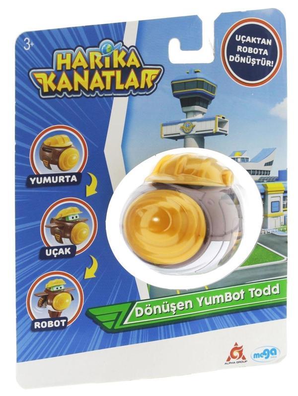 Harika kanatlar Dönüşen Tekli Figür YumBot Todd Kız Erkek Çocuk Oyuncak Eğitici Oyuncaklar - Image 1