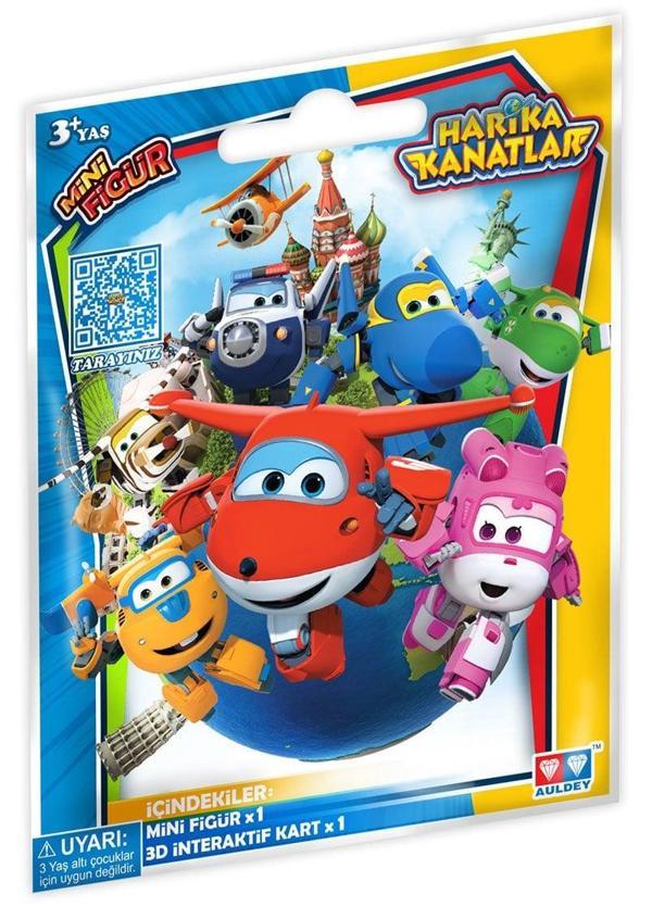 Harika Kanatlar Kartlı Mini Figür Sürpriz Paket Kız Erkek Çocuk Oyuncak Eğitici Oyuncaklar - Image 1
