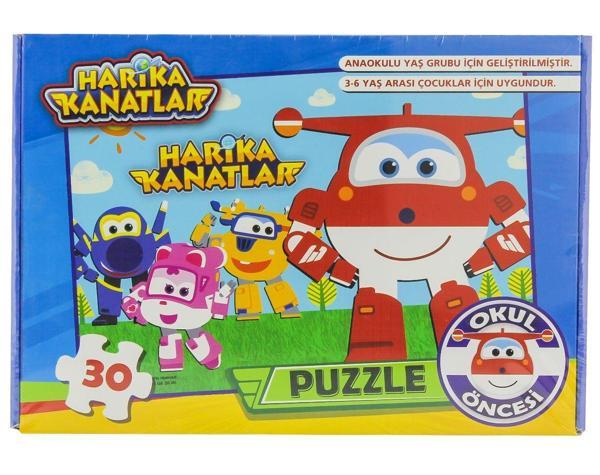 Harika Kanatlar Okul Öncesi Puzzle Kız Erkek Çocuk Oyuncak Eğitici Oyuncaklar - Image 1