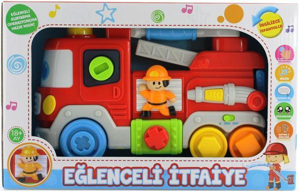 İngilizce Ve İspanyolca Konuşan İtfaiye Kız Erkek Çocuk Oyuncak Eğitici Oyuncaklar - Image 1