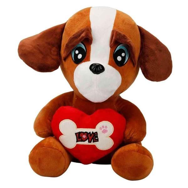 Kalpli Köpek Peluş Oyuncak 30cm Kız Erkek Çocuk Oyuncak Eğitici Oyuncaklar - Image 1