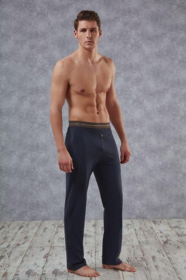 Doreanse Erkek %100 Pamuk Lacivert Pijama Altı 1955 - Image 1