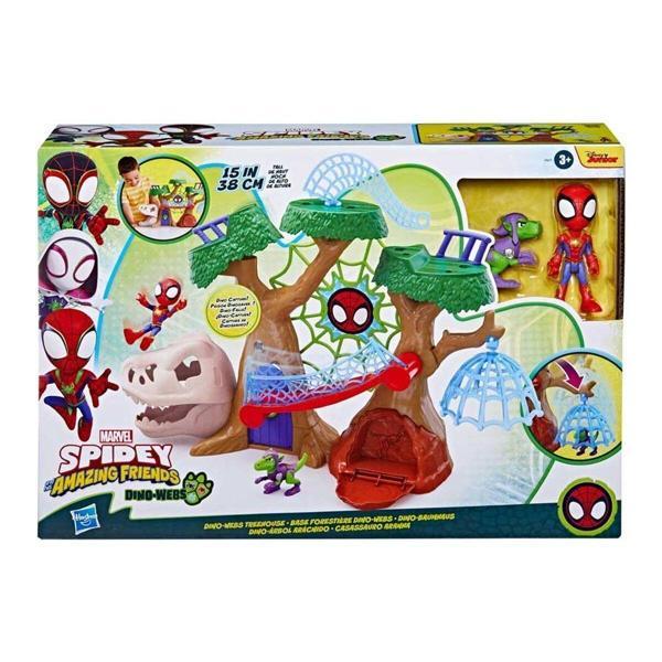 F9477 Spidey ve İnanılmaz Arkadaşları - Dino Webs Ağaç Evi Set Kız Erkek Çocuk Oyuncak Eğitici Oyunc - Image 1