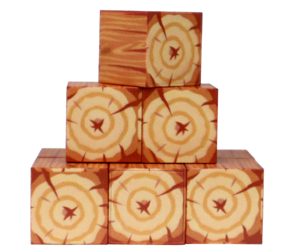 Megacraft 9 Parça Ağaç Gövde Blok Kız Erkek Çocuk Oyuncak Eğitici Oyuncaklar - Image 1