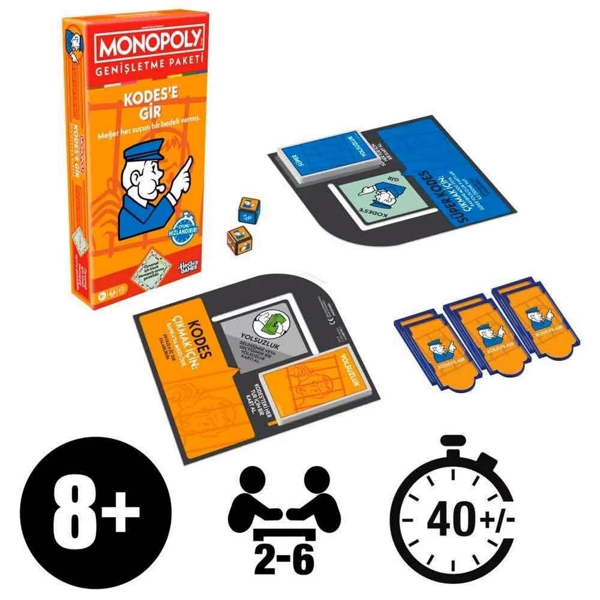 Monopoly Kodes’e Gir Genişletme Paketi Kız Erkek Çocuk Oyuncak Eğitici Oyuncaklar - Image 1