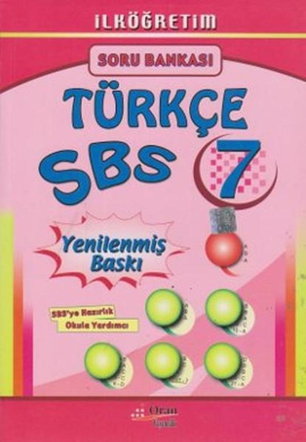 SBS İlk Öğretim 7 Türkçe Soru Bankası - Oran - Image 1