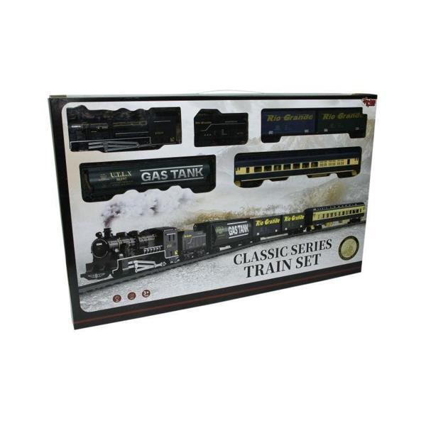 IŞIKLI VE SESLİ 33 PCS CLASSİC TREN -VRD Kız Erkek Çocuk Oyuncak Eğitici Oyuncaklar - Image 1
