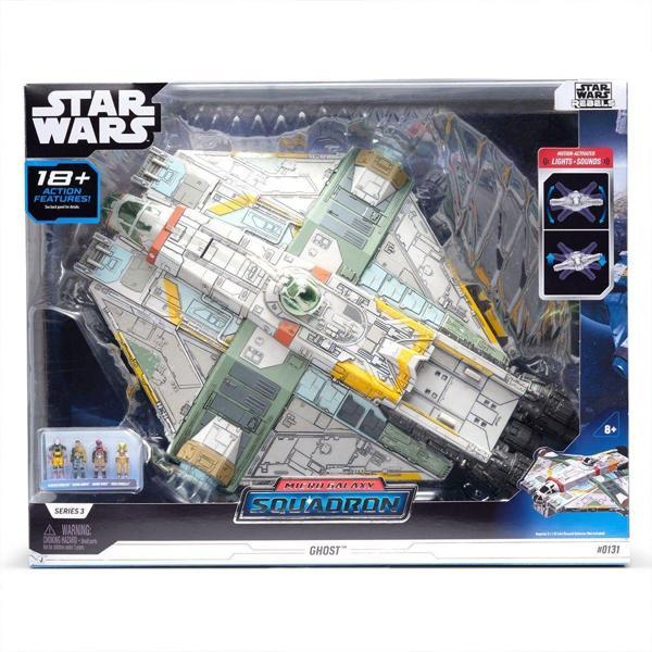 SW J0301 Star Wars Ghost Araç ve Mikro Figür Set Kız Erkek Çocuk Oyuncak Eğitici Oyuncaklar - Image 1