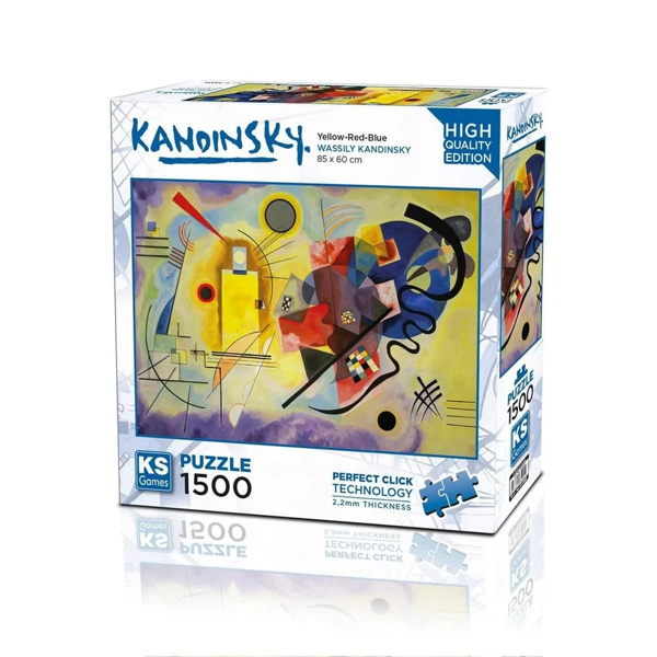 Ks Games Yellow Red Blue Puzzle 1500 Parça 22033 Kız Erkek Çocuk Oyuncak Eğitici Oyuncaklar - Image 1