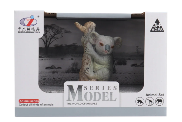 Kutulu Model Figür Hayvan Koala Kız Erkek Çocuk Oyuncak Eğitici Oyuncaklar - Image 1