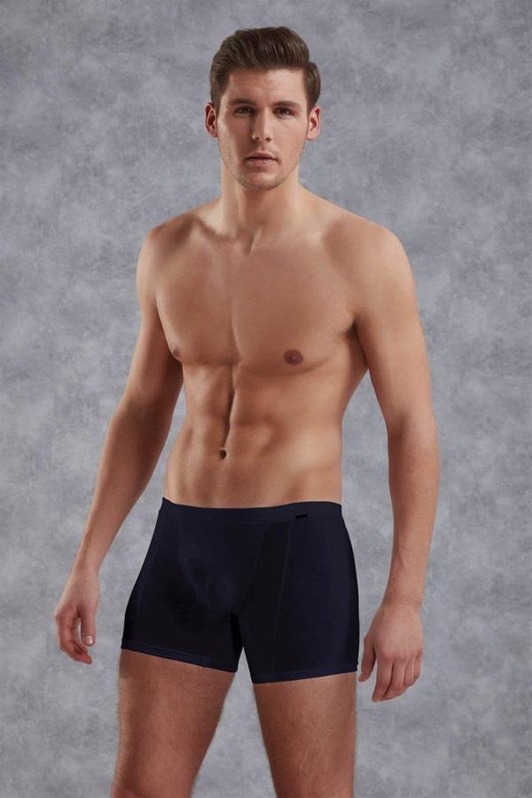 Doreanse Erkek Lacivert Micro Modal Torbalı Normal Paça Boxer 1510 - Image 1